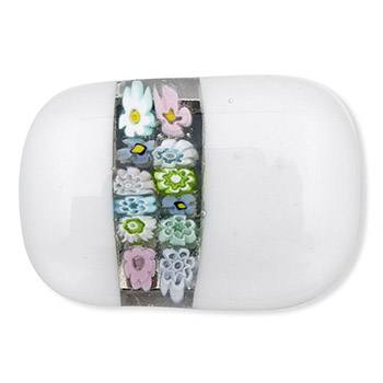 ミルフィオリ帯留（フラワーライン）【スタジオサカミ】