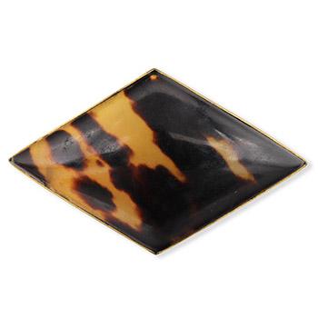 アンティーク帯留（二分紐用/菱）