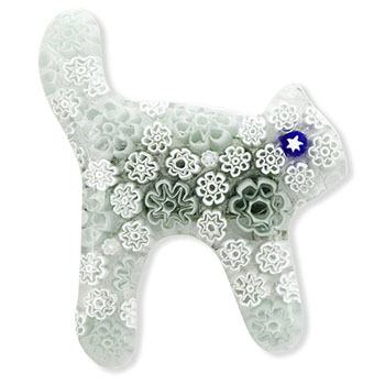 ガラス帯留（ねこ）【スタジオサカミ】