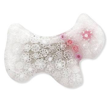 ガラス帯留（犬）【スタジオサカミ】