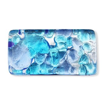 ベネチアンガラス帯留（1.5cm×3cm）