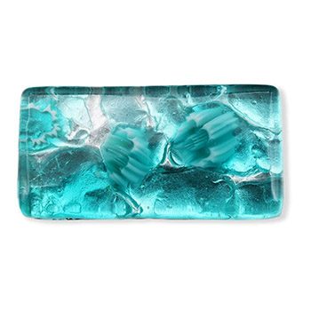 ベネチアンガラス帯留（1.5cm×3cm）