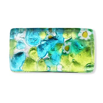 ベネチアンガラス帯留（1.5cm×3cm）