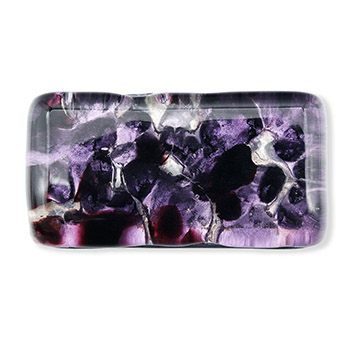 ベネチアンガラス帯留（1.5cm×3cm）