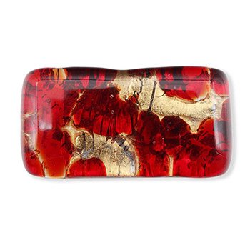 ベネチアンガラス帯留（1.5cm×3cm）