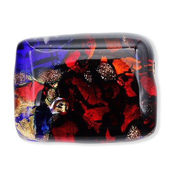 ベネチアンガラス帯留（1.5cm×2cm）