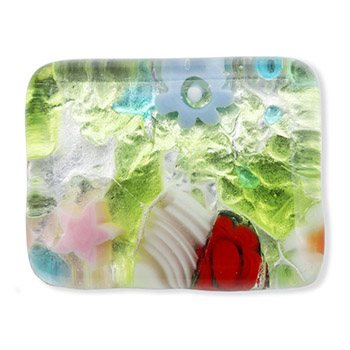 ベネチアンガラス帯留（1.5cm×2cm）