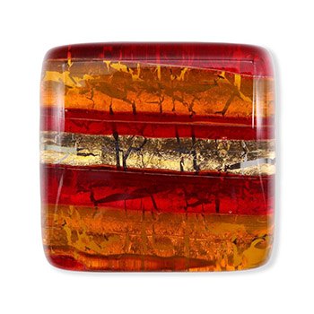 ベネチアンガラス帯留（2cm×2cm）