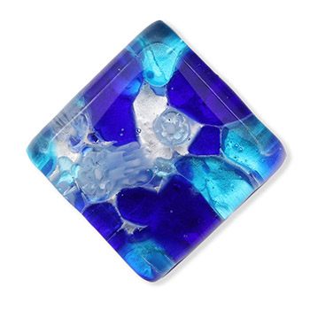 ベネチアンガラス帯留（2cm×2cm）