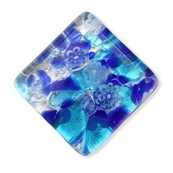 ベネチアンガラス帯留（2cm×2cm）