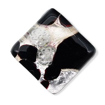 ベネチアンガラス帯留（2cm×2cm）