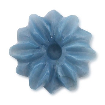 天然石帯留（小花/ブルーオパール）