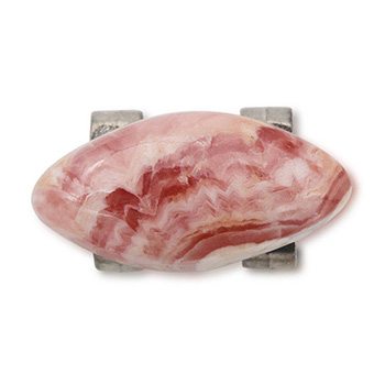 天然石帯留（インカローズ）