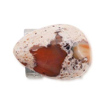 天然石帯留（カンテラオパール）