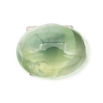 天然石帯留（プレナイト）