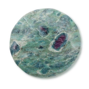 天然石帯留（オーバル/ルビーインフックサイト）