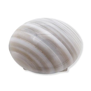 天然石帯留（カルセドニー）