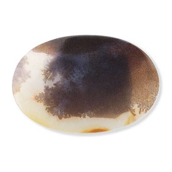 天然石帯留（デンドリックアゲート）