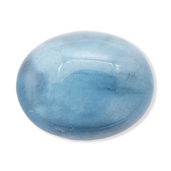 天然石帯留（アクアマリン）