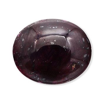 天然石帯留（パープルスターサファイア）