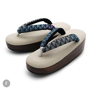 下駄草履(鱗)【衿秀】