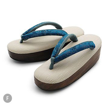 下駄草履(唐草)【衿秀】