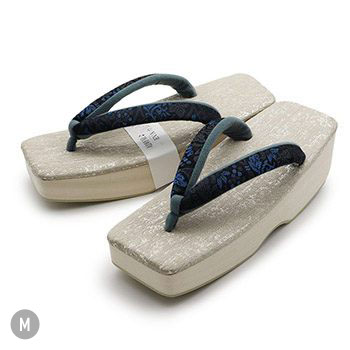 スクエア草履（葡萄唐草）【衿秀】