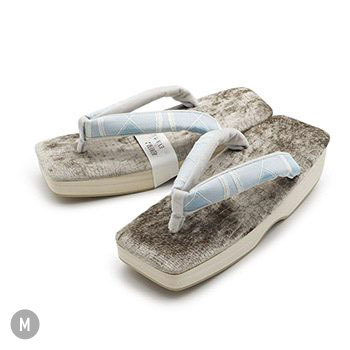 スクエア草履（幾何）【衿秀】