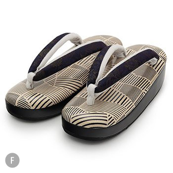 下駄草履(花唐草)【衿秀】