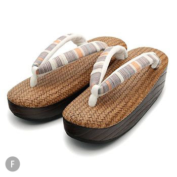 下駄草履(横段)【衿秀】