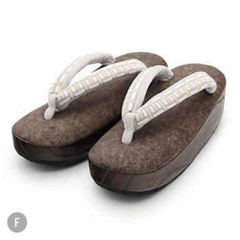 下駄草履(変わり格子)【衿秀】