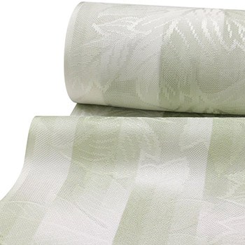 後染め紋紗（葉文/縞ぼかし）『紗織』