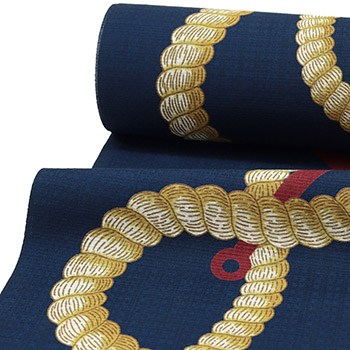 洗える着物（錨）『natsufuku』【東レセオα】