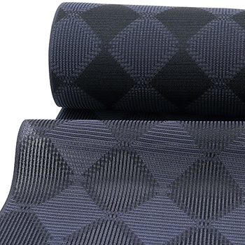 夏御召（市松）【宮階織物】