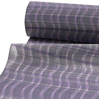 夏米沢紬（よろけ織/横段）【新田】