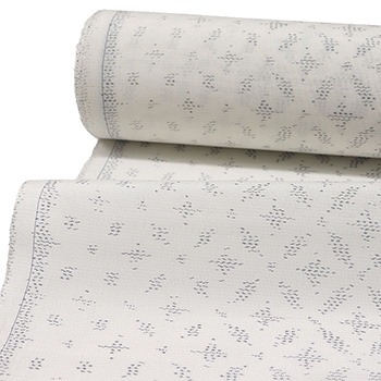 本場夏大島紬（緯絣/変わり七宝）