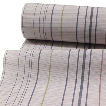 本場夏大島紬（矢鱈縞）『凛』