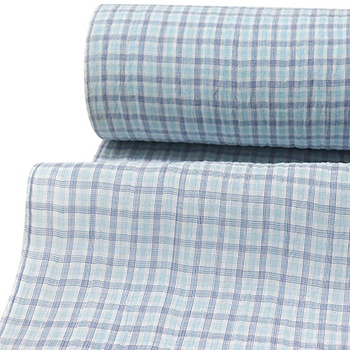 本場小千谷縮（格子）【吉新織物】