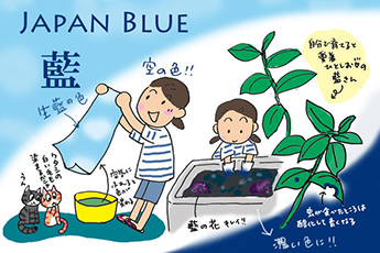 青空の色、海の色。ジャパンブルー・藍染め体験しました！の巻