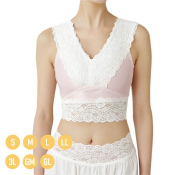 Put on キモノブラ【たかはしきもの工房】（Sサイズ / ピンク）